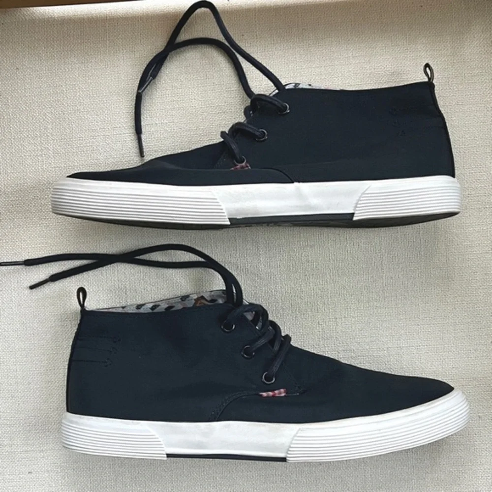 Ben Sherman Men's Navy Blue Bristol Chukka Mid-Top Shoe Sneaker Sz 9